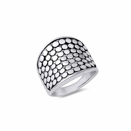 Bali Style 2 Silver Ring