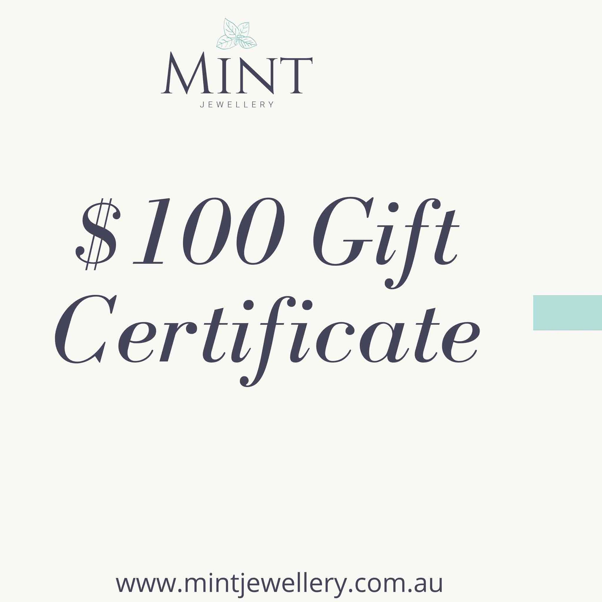 Sterling Silver Jewellery Gift Card