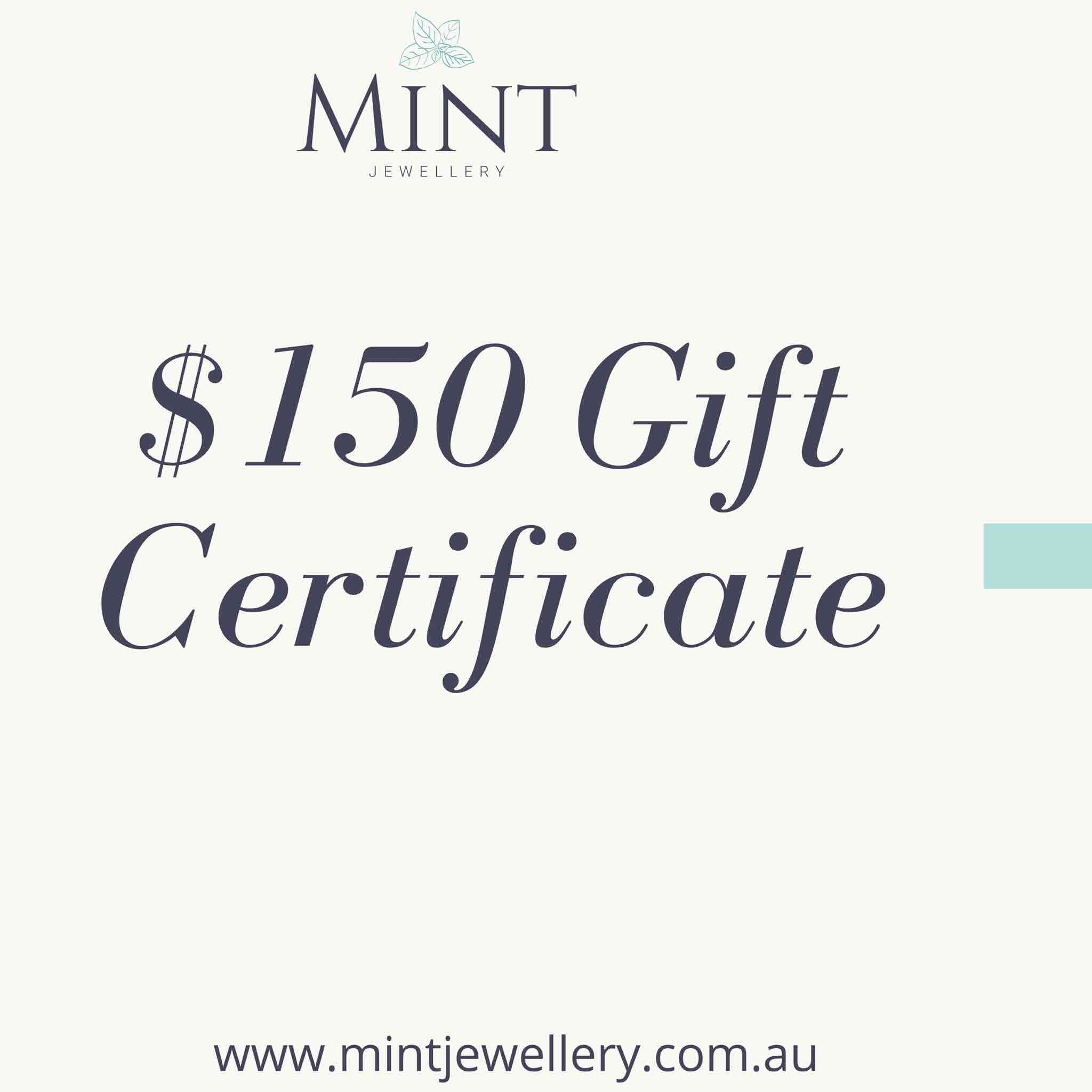 Sterling Silver Jewellery Gift Card