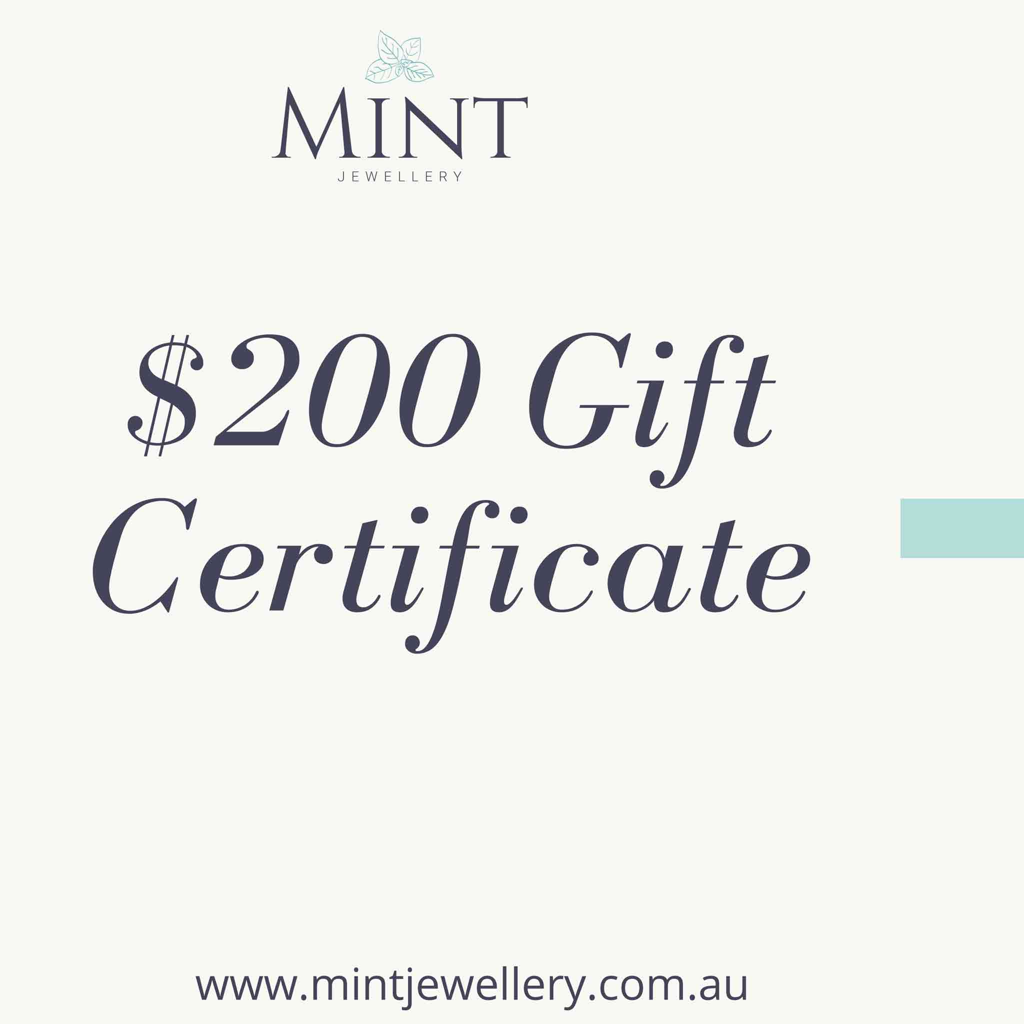 Sterling Silver Jewellery Gift Card
