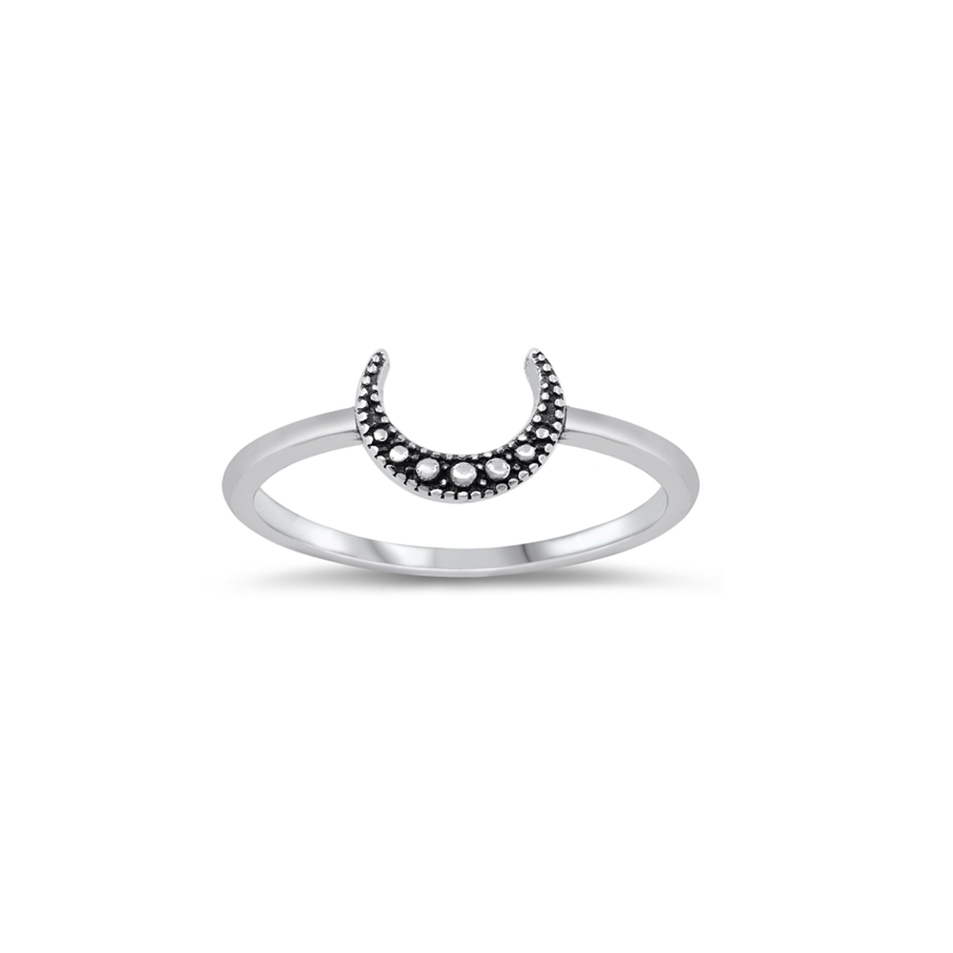 Moon Silver Ring