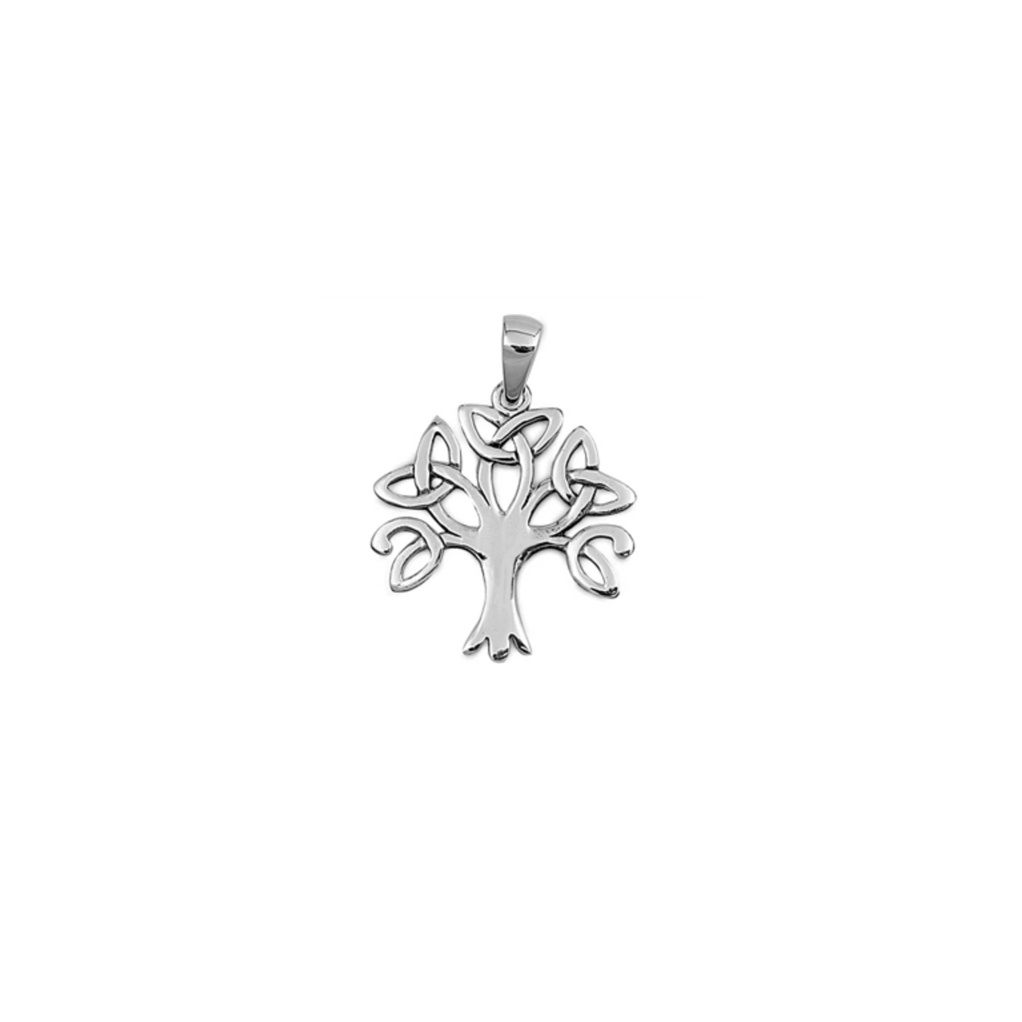 925 Sterling Silver Tree of Life Pendant, Celtic Symbol Jewelry, Spiritual Nature-Inspired Necklace.