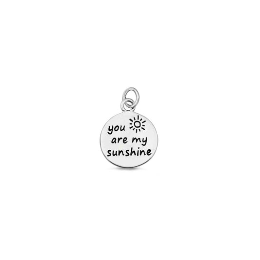You are my sunshine Sterling Silver Pendant